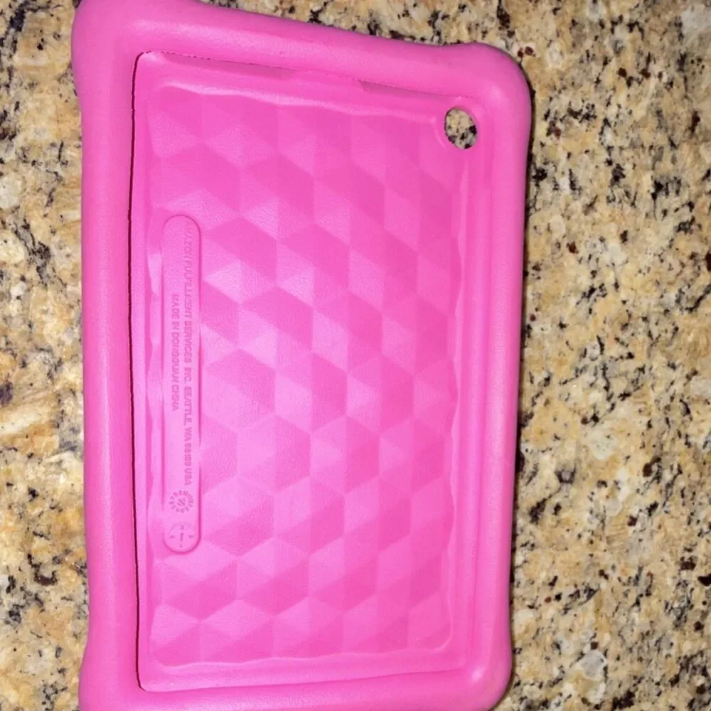 Amazon Freetime Pink Silicone Protective Tablet Case Cover
